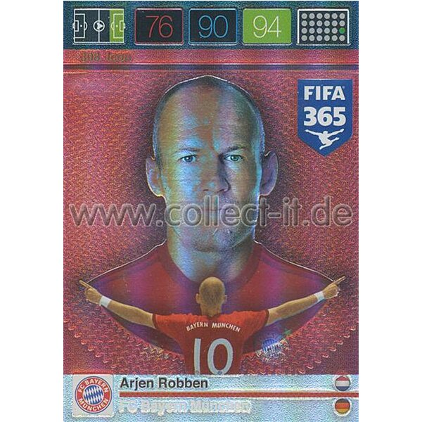Fifa 365 Cards 2016 308 Arjen Robben - Icons