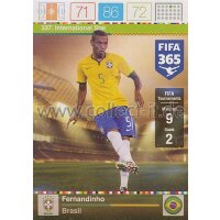 Fifa 365 Cards 2016 337 Fernandinho - International Stars