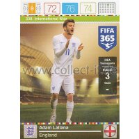 Fifa 365 Cards 2016 338 Adam Lallana - International Stars