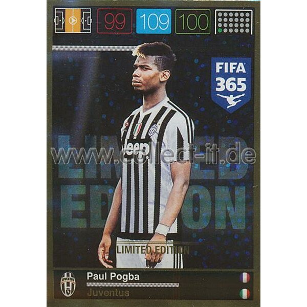 Fifa 365 Cards 2016 LE13 - Paul Pogba - Limited Edition