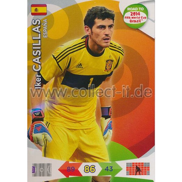 PAD-RT14-073 - Iker Casillas - Base Card