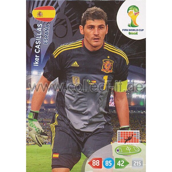 PAD-WM14-143 - Iker Casillas - Base Card