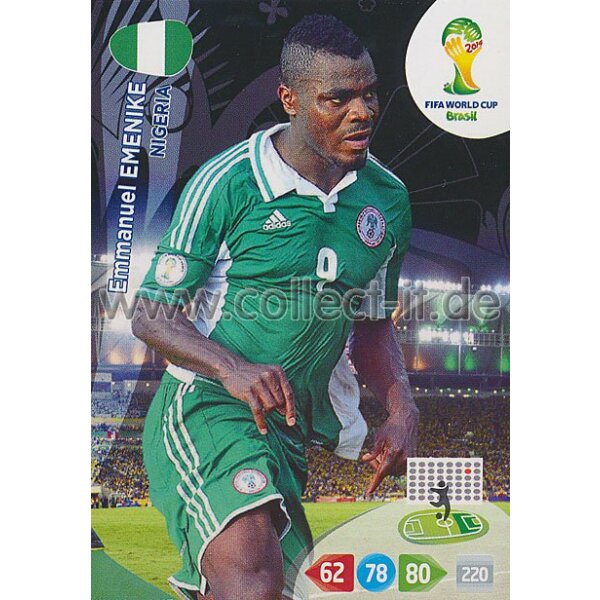 PAD-WM14-267 - Emmanuel Emenike - Base Card