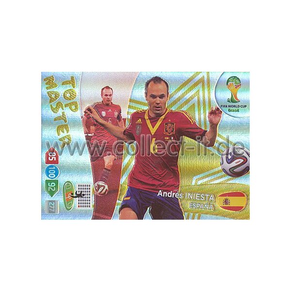 PAD-WM14-410 - Andres Iniesta - Top Master