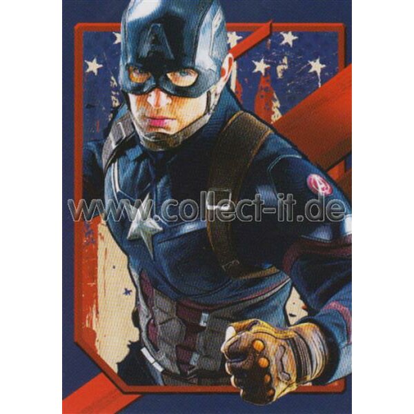 Marvel Heroes Trading Card Nr.14 - Captain America