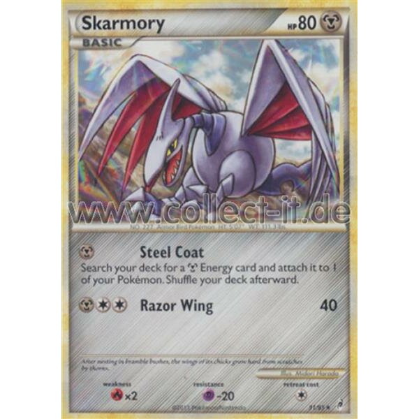 31/95 Skarmory - Call of Legends - Unlimitiert - Englisch