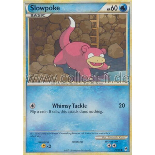 70/95 Slowpoke - Call of Legends - Unlimitiert - Englisch