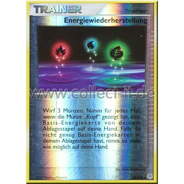 106/130 - Energiewiederherstellung - Reverse Holo