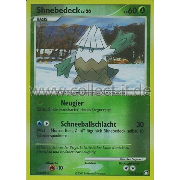 101/123 - Shnebedeck - Reverse Holo