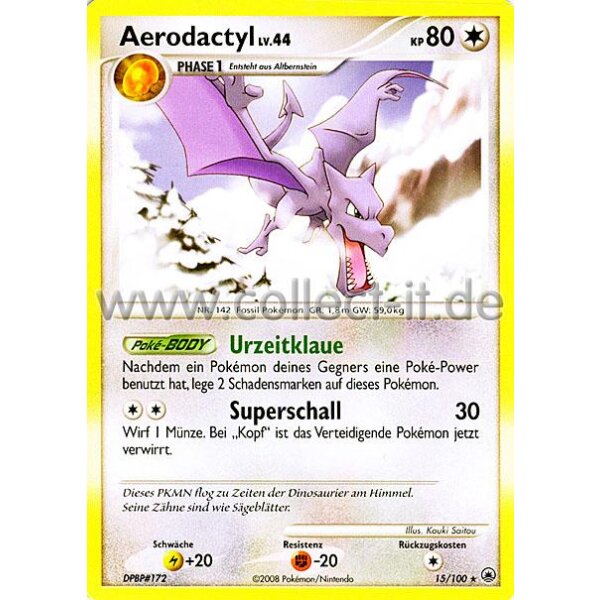 15/100 - Aerodactyl