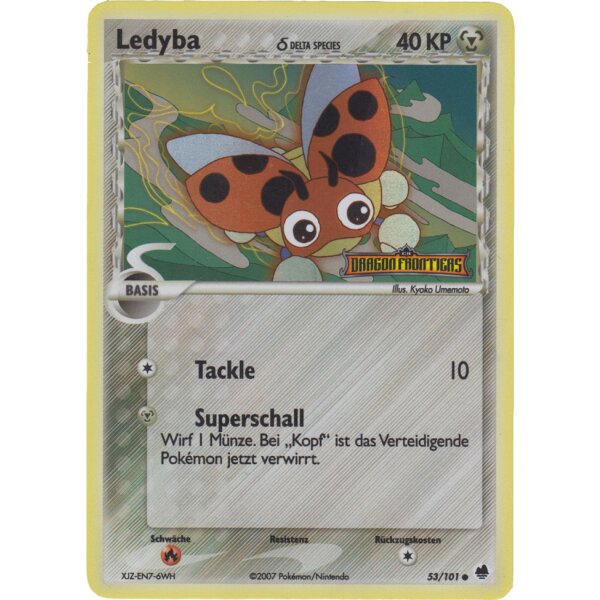 53/101 - Ledyba - Reverse Holo