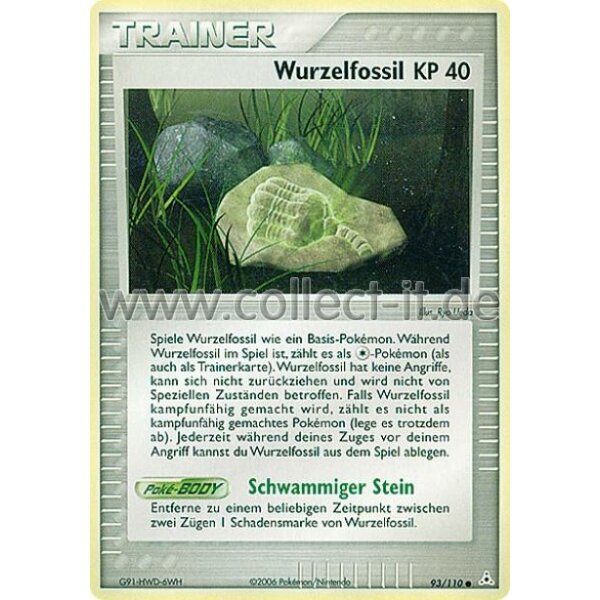 93/110 - Wurzelfossil