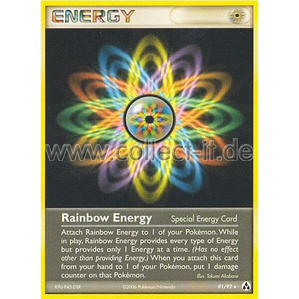 81/92 Trainer - Rainbow Energy