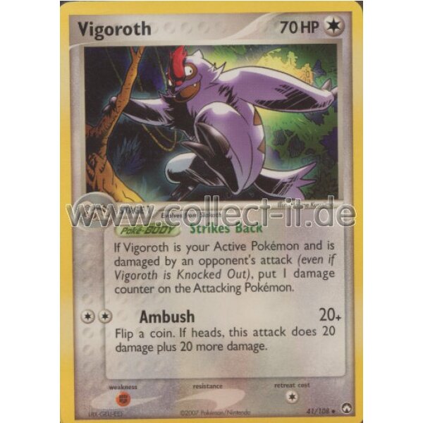 41/108 - Vigoroth