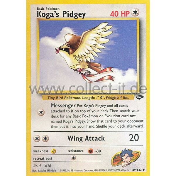 49/132 - Koga‘s Pidgey