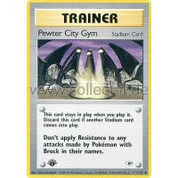 115/132 - Pewter City Gym - Uncommon - Englisch 1st Edition