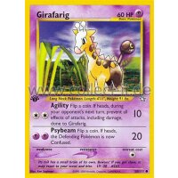 58/111 Girafarig - Neo Genesis - First Edition - Englisch