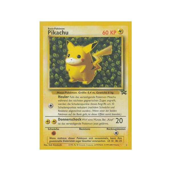 1 - Pikachu - Promokarte