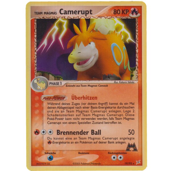 19/95 - Camerupt - Reverse Holo