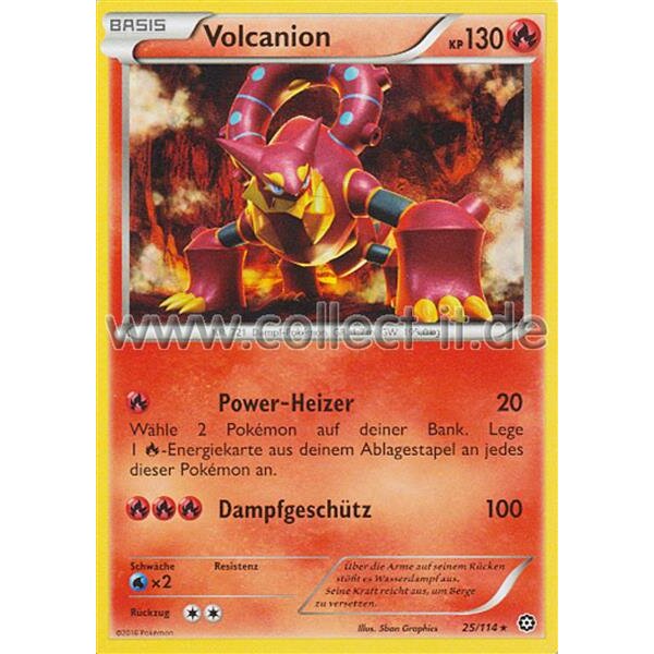 25/114 Volcanion - XY Dampfkessel