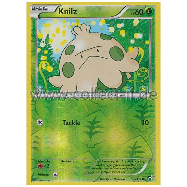 6/111 - Knilz - Reverse Holo | XY Fliegende Fäuste