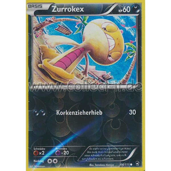 66/111 - Zurrokex - Reverse Holo | XY Fliegende Fäuste