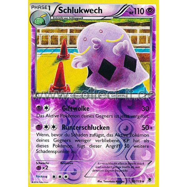 38/119 Schlukwech - Reverse Holo