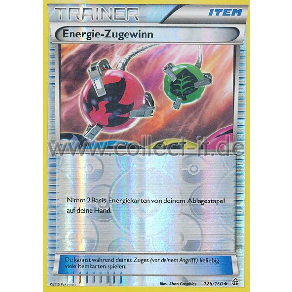 126/160 Energie-Zugewinn - Reverse Holo