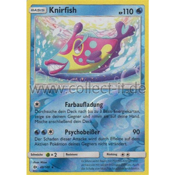 48/149 Knirfish - Reverse Holo - Sonne und Mond