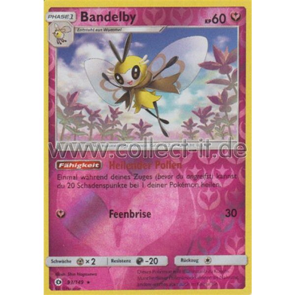 93/149 Bandelby - Reverse Holo - Sonne und Mond