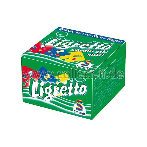 Schmidt Spiele 1201 - Familienkartenspiel - Ligretto®, grün