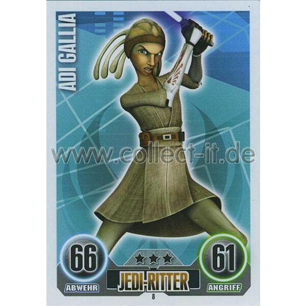 FA008 - ADI GALLIA - Jedi-Ritter - Die Republik - SERIE 1 (2010)