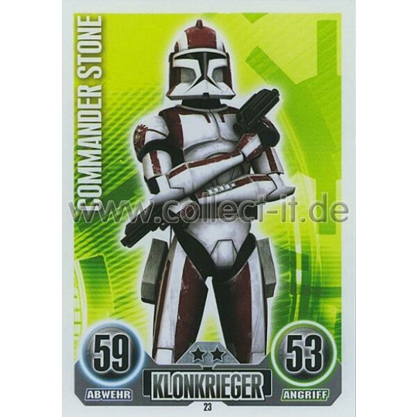 FA023 - COMMANDER STONE - Klonkrieger - Die Republik - SERIE 1 (2010)