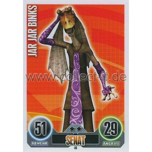 FA046 - JAR JAR BINKS - Senat - Die Republik - SERIE 1 (2010)