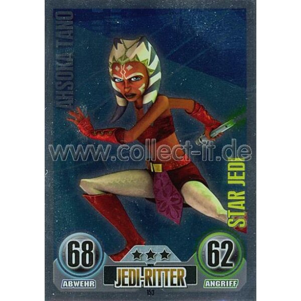 FA153 - AHSOKA TANO - Jedi-Ritter - Star-Karte - SERIE 1 (2010)