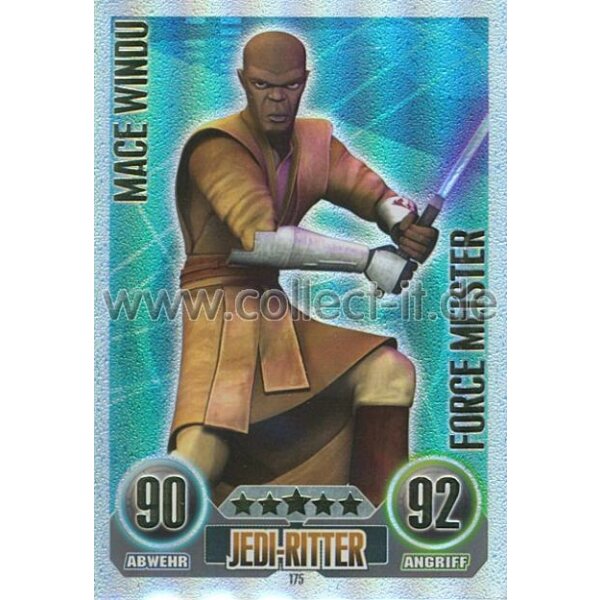 FA175 - MACE WINDU - Jedi-Ritter - Force Meister - SERIE 1 (2010)