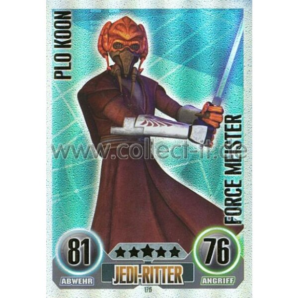 FA176 - PLO KOON - Jedi-Ritter - Force Meister - SERIE 1 (2010)