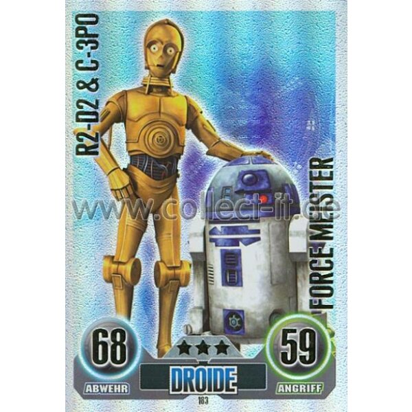 FA183 - R2-D2 & C-3PO - Droide - Force Meister - SERIE 1 (2010)