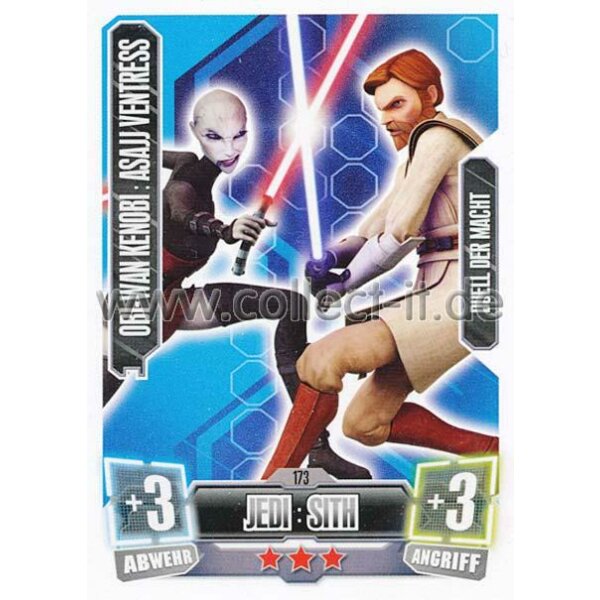 FA2-173 - OBI-WAN KENOBI : ASAJJ VENTRESS - Jedi : Sith - Duell der Macht - SERIE 2 (2011)