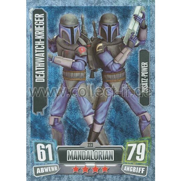 FA2-223 - DEATHWATCH KRIEGER - Mandalorian - Separatist - Zusatz-Power - SERIE 2 (2011)