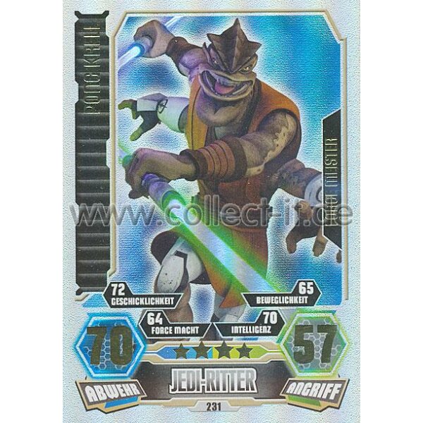 FA3-231 - PONG KRELL - Jedi Ritter - Force Meister - SERIE 3