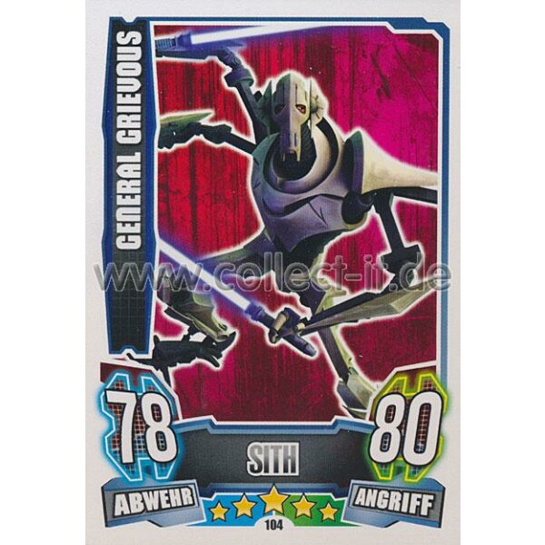 FA4-104 - GENERAL GRIEVOUS - Sith - Separatist - Serie 4