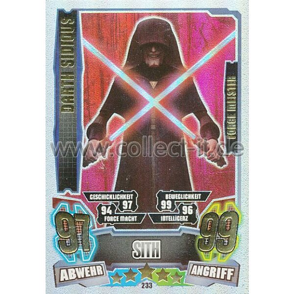 FA4-233 - DARTH SIDIOUS - Sith - Separatist - Force Meister - Serie 4