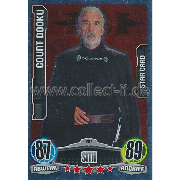 FAMOV1-207 - COUNT DOOKU - Star Card - Sith - Separatist