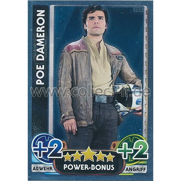 FAMOV4 - 185 - Poe Dameron - Power-Bonus - Spiegelfolienkarten