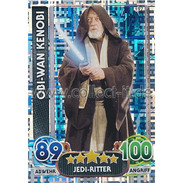 FAMOV4 - 197 - Obi-Wan-Kenobi - Jedi-Ritter - Glitzer-Karten