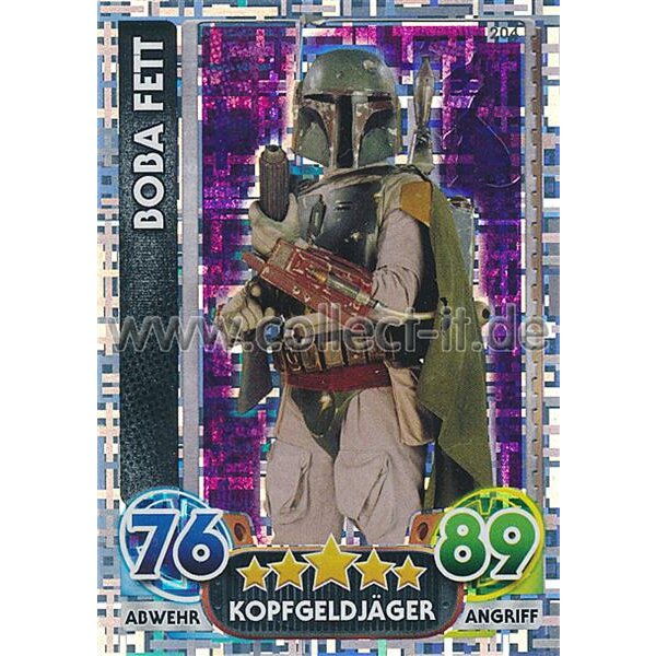 FAMOV4 - 204 - Boba Fett - Kopfgeldjäger - Glitzer-Karten