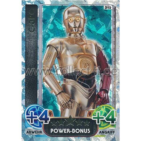 FAMOV4 - 215 - C-3PO - Power-Bonus - Rainbow-Karten