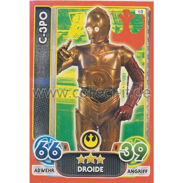 FAMOV4 - S10 - C-3PO - Droide - Der Widerstand - Spezial Karte