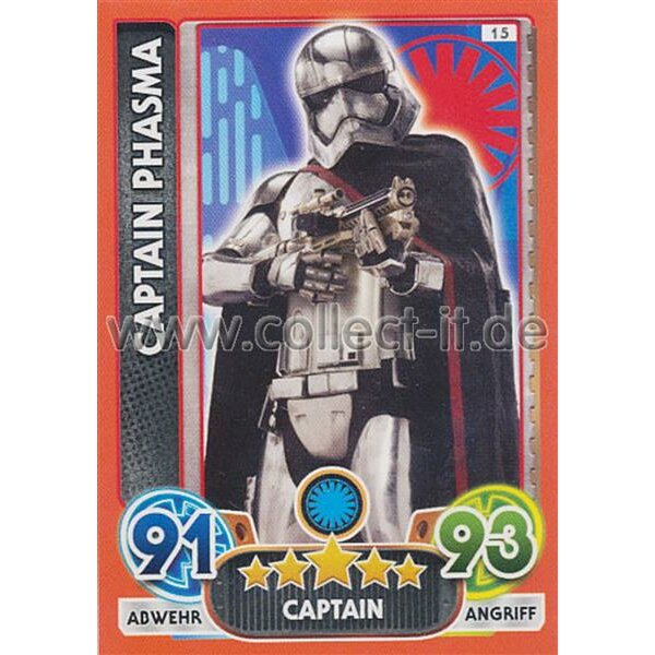 FAMOV4 - S15 - Captain Phasma - Captain - Erste Ordnung - Spezial Karte